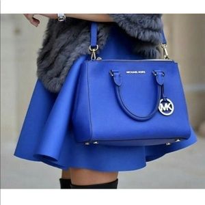 Michael Kors Sutton Saffiano Leather Satchel Med